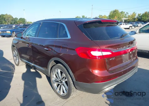 2016 Lincoln Mkx Reserve z USA, uszkodzony, nr VIN 2LMPJ8LR3GBL88211